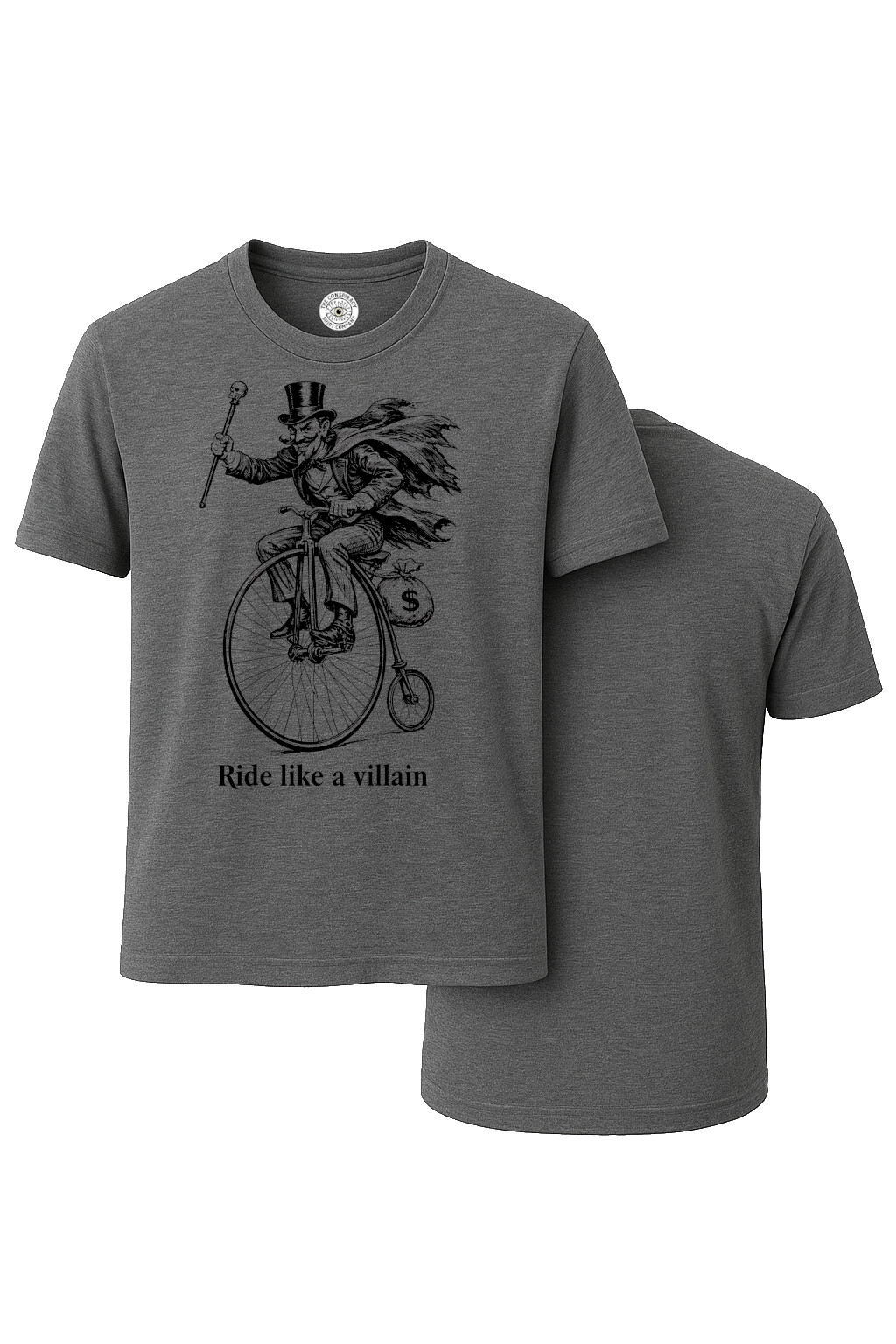 The Penny-Farthing Phantom T-Shirt (Black)